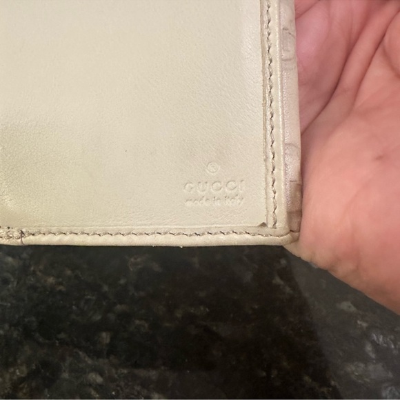 Gucci Guccissima Leather Script Flap Continental Wallet - Picture 9 of 10
